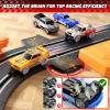SUFICY Slot Car Race Track Set for Kids  29ft Electric Race Car Track with 4 Slot Cars, Dual Racing Tracks, Lap Counter & LED Overpass, Car Track Toy Gift for Boys Ages 612 view 3
