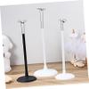 QUMIIRITY 3 Pcs Doll Display Stands PVC Height with Slip Base Stable Support Figures Puppets and Dress Display Holder view 3