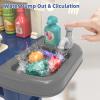 Doloowee Kids Kitchen Playset - Kitchen Toy for Toddlers 3-5 with 40+ Accessories, Toy Kitchen Set for Kids Ages 4-8, Pretend Toy for Kids Girls Boys view 3