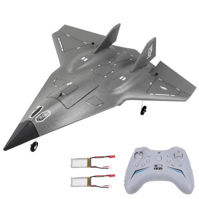 Dodoore RC Plane 4 Channel Remote Control Airplane, SR-72 Reconnaissance Aircraft Model Foam Plane, 2.4GHz RC Fighter Jet with 6 Axis Gyro for Beginners (2 Batteries)