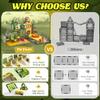 Magnetic Tiles Road Building Toys Set with Magnetic Blocks and Army Toys Accessories, Military Magnetic Blocks for Kids Ages 3-5 4-8, STEM Educational Sensory Magnet Toys Birthday Gifts for Boys Girls view 4