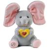 eJog Pup Peek a Boo Elephant Toy, Interactive Singing Plush Elephant Toy with Flapping Ears and Hearts, Musical Stuffed Animal for Babies and Toddlers view 1
