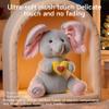 eJog Pup Peek a Boo Elephant Toy, Interactive Singing Plush Elephant Toy with Flapping Ears and Hearts, Musical Stuffed Animal for Babies and Toddlers view 2