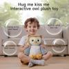 eJog Pup Owl Plush Stuffed Baby's Animal Toy Interactive Owl Toy with Sounds and Shake Hands, Singing Record Repeat What You Say, Birthday Gifts for Toddlers Kids view 2