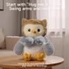 eJog Pup Owl Plush Stuffed Baby's Animal Toy Interactive Owl Toy with Sounds and Shake Hands, Singing Record Repeat What You Say, Birthday Gifts for Toddlers Kids view 3