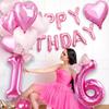 40 Inch Big Pink 21 Birthday Balloon for Women, Foil Mylar Helium Pink 21 Balloon Number for Girls 21th Birthday Decorations, Party Decorations Celebrations Party Supplies, Favors, Backdrops view 4