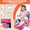 HAHONIA Ride On Car Plays Music with Under Seat Storage, Astronaut Rocket Sit to Stand Toddler Ride On Toy, Ages 36 Months + Boys Girls view 2