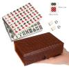 IWUTEFET Mini 144pcs Travel Mahjong Set - Portable Traditional Family Entertainment Game, for Mahjong Enthusiasts - Ideal Gift for Halloween, Christmas view 2