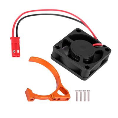 QANYEGN 540 550 RC Motor Heatsink, Motor Engine Heatsink, Engine Cooling Fin Heatsink with Fan 25x25MM/30x30MM 5V for RC 1:10 Motor (30 * 30MM 5V)