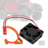 QANYEGN 540 550 RC Motor Heatsink, Motor Engine Heatsink, Engine Cooling Fin Heatsink with Fan 25x25MM/30x30MM 5V for RC 1:10 Motor (30 * 30MM 5V) view 4