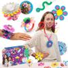 Clixo Sparkle Pack  34-Piece Magnetic Building Set with Holographic Patterns | Create Necklaces, Bracelets & Headpieces | Flexible STEAM Toy for Kids Ages 6+ view 1