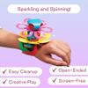 Clixo Sparkle Pack  34-Piece Magnetic Building Set with Holographic Patterns | Create Necklaces, Bracelets & Headpieces | Flexible STEAM Toy for Kids Ages 6+ view 3