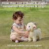 eJog Pup Electronic Interactive Singing Walking Lamb Plush Toy, Sheep Stuffed Animal with Leash, Soft Sheep Baby Toys Pet Buddy for Babies and Toddlers view 3