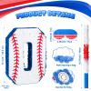 HyDren Baseball Piata Baseball Party Decorations Number Piata with Bat, Blindfold and Confetti, 16 Inch Sports Themed Birthday Party Supplies for Celebration Events(Number 0) view 2