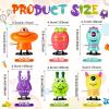 Deekin 36 Pcs Wind Ups Toys for Kids Flipping Walking Jumping Clockwork Monster Toy Bulk for Valentine's Day Treat Bag Stuffers Goody Bag Filler Student School Classroom Prizes Favors view 2