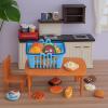 100 Pcs Miniature Food Drink Bottles Soda Pop Cola Cans Pretend Play Kitchen Game Party Accessories Toys Cake Ice Cream for 1/12 Doll House Mixed Mini Resin Figures Favor Toy Dollhouse Decorations view 3