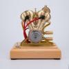 4.3CC Four-Stroke Gasoline Engine Model - Ready-to-Run Mini Internal Combustion Engine with Retro Design for Motorcycle & Collector Display view 2