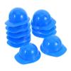 Alipis 10Pcs Mini Plastic Safety Helmets Lightweight Mini Construction Caps for Dolls Chicken Party Decorations and Craft Accessories view 1