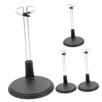 Milisten 4pcs Adjustable Doll Stands Height Action Puppet Holders for Display Sturdy Iron Wire Design for Home Shop Collection and Doll Games
