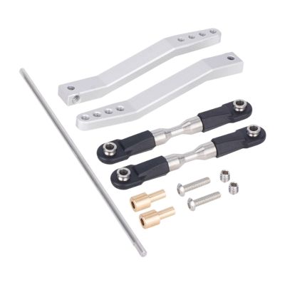 1/10 RC Car Anti Sway Bar Metal Rear Sway Bar Upgrade Anti Roll Set for Yeti -10 RC Hobby Car Vehicles Trucks DIY Accs, Silver