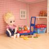 100 Pcs Miniature Food Set & Drink Bottles Realistic Resin Dollhouse Accessories 1:12 Scale Mini Food Kit for Kids Play, Collectors, Miniature Scene Kitchen Game Party Cake Bread Dessert view 4