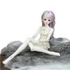 1/4 BJD Doll Clothes Accessories Sleeveless Pajamas Shirt Shorts for 45cm Dolls Clothing BJD Doll(Yellow) view 2