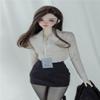 1/3 1/4 BJD Doll Clothes Accessories Suit Jacket Shirt Skirt Socks for 45cm/60cm Dolls Clothing BJD Doll(Gray) view 4
