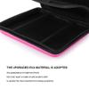 Yoidesu 2Pcs EVA Hard Package Case Water Proof, Impact, Durable Double Zipper, Large Space Storage Bag, Hand Rope, Elastic Rubber Frame (Pink) view 4