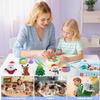 Air Dry Clay Kit - Christmas Crafts for Kids 12 Boxes Winter Theme, Ultra Light & Soft, Safe & Non-Toxic, DIY Modeling Clay with Sculpting Tools und Tutorials, Creative Arts und Crafts Toys Gifts view 4