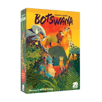 25th Century Games Botswana  Animal Collecting Strategy Card Game by Reiner Knizia Ages 7+ | 25 Players | 2030 Min Playtime | Family-Friendly Gameplay
