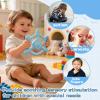 Sensory Chew Necklaces Vibrating teether for Kids - Chewelry Chew Toys for Autism, ADHD & Sensory Needs, BPA-Free Teething Relief & Anxiety Fidget (Blue) view 3