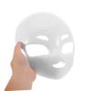Abaodam White Skull Face Mask for Halloween Cosplay for Women Men Blank Plastic Mask with Realistic Design for Themed Parties and Costume Events view 3