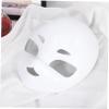 Abaodam White Skull Face Mask for Halloween Cosplay for Women Men Blank Plastic Mask with Realistic Design for Themed Parties and Costume Events view 4