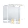 50mm Glass Magic Prism Cube for Photography, Transparent Glass Material, Sparkling Light Reflector, Exquisite Craftsmanship, Bottom 1/4 Inch Threaded Hole for Easy Mounting view 4