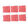 Segrehy 10Pcs Bike Protective Sticker DIY Stylish Wear Resistant Anti Scratch Bike Chain Frame Protection Decal (Red) view 2