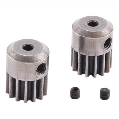 Compatible with MJX for Hyper Go 16207 16208 16209 H16P 1/16 RC Car Spare Parts 2Pcs Motor Gear Pinion Gear 16392 RC Parts