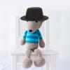 Alipis Mini Top Hat: 4pcs Miniature Fabric Snowman Top Hats - Doll Headwear for Christmas Snowman Decoration Wine Bottle Toppers Dollhouse DIY Crafts view 2