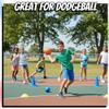 5 Playground Balls for Toddlers & Kids - (6 Pack) Inflatable Rubber Bouncy Dodgeball Balls w/Pump - Small & Colorful for Four Square, Gym, Backyard, Recess, Sports, Preschool & Kindergarten Games view 3