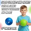 5 Playground Balls for Toddlers & Kids - (6 Pack) Inflatable Rubber Bouncy Dodgeball Balls w/Pump - Small & Colorful for Four Square, Gym, Backyard, Recess, Sports, Preschool & Kindergarten Games view 4