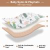 Kigai Watercolor Cactus Baby Play Mat for Floor 50'' x 50'' Soft & Anti- Slip Crawling Mat Playpen Mat Waterproof Foldable Playmat for Infants, Babies, Toddlers view 4