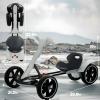 6v Electric Go-Kart for Children, Foldable Pedal Go-Kart, Large Non-Slip Tires, Adjustable Seat, Led Lights and Music. Suitable for Boys and Girls Aged 3-8 view 2