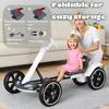 6-Volt Kids' Electric Go-Kart, Compact Folding Go-Kart, Musical Electric Vehicle, with Height-Adjustable Seat, Anti-Slip and Durable Tires, Ideal for Children Ages 3 to 8 view 3