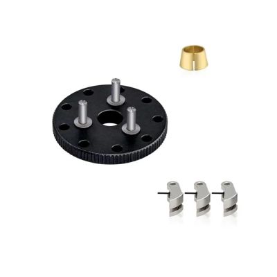 For Traxxas For Nitro For Slash For Rustler T-Maxx Metal Flywheel Clutch Bell Set #4142#4146#3281 RC Car Upgrade Parts Accessories Replacement RC Upgrade Parts(Black)