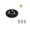 For Traxxas For Nitro For Slash For Rustler T-Maxx Metal Flywheel Clutch Bell Set #4142#4146#3281 RC Car Upgrade Parts Accessories Replacement RC Upgrade Parts(Black) view 1