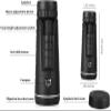 40X60 HD Prism Scope with Compass Phone Clip Tripod Telescope view 2