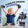 5 in 1 Magnetic Transform Police Trucks Robot Toys Gifts for 3 4 5 6 Year Old Boys Kids, Easy DIY Assembly, Ideals 3 4 5 6 Year Old Boy Birthday Gift Toys, Magnetic Transform Trucks Toy for Boys view 4
