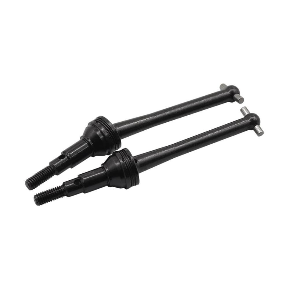 2Pcs Metal Front Rear Drive Shaft Compatible with 1 16 Scale RC Car Models 16207 16208 14209 14210 Upgrade Replacement Parts Compatible with Hobby RC Vehicles(Black)