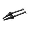 2Pcs Metal Front Rear Drive Shaft Compatible with 1 16 Scale RC Car Models 16207 16208 14209 14210 Upgrade Replacement Parts Compatible with Hobby RC Vehicles(Black) view 1