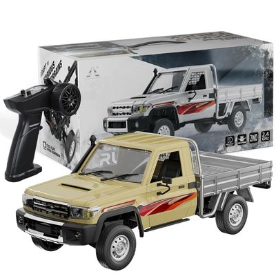 1:14 Remote Control Truck, Realistic Appearance, True-to-Scale, Integrated Adjustable Speed Controller/Receiver White
