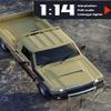 1:14 Remote Control Truck, Realistic Appearance, True-to-Scale, Integrated Adjustable Speed Controller/Receiver White view 3